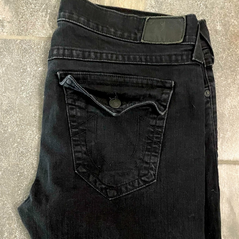 Brand: True Religion. Size: 38. Color: Black